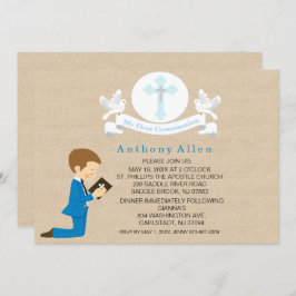 Min första nattvardpojke som knäfaller inbjudan