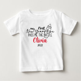Min första Nyårsafton ger mig Flaska Namn T Shirt