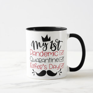 Min första pandemkarantän Fars dag Mugg