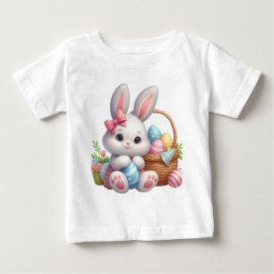 Min första påsk 2026 Baby Body Anpassat Namn T Shirt
