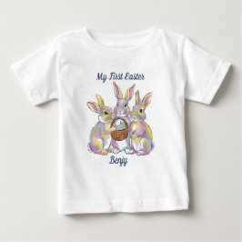 Min första Påsk 3-flock ägg T Shirt
