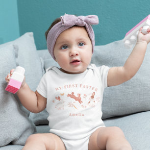Min första Påsk Girl Bodykostym T Shirt