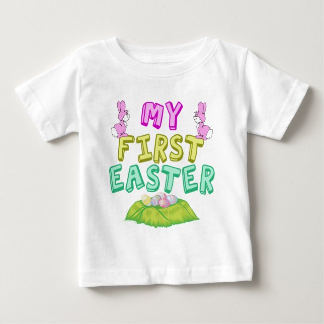 Min första Påsk Girl Tee (Framsida)