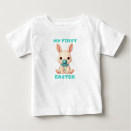 Min första påsk – Söt kanin bebis med napp T Shirt