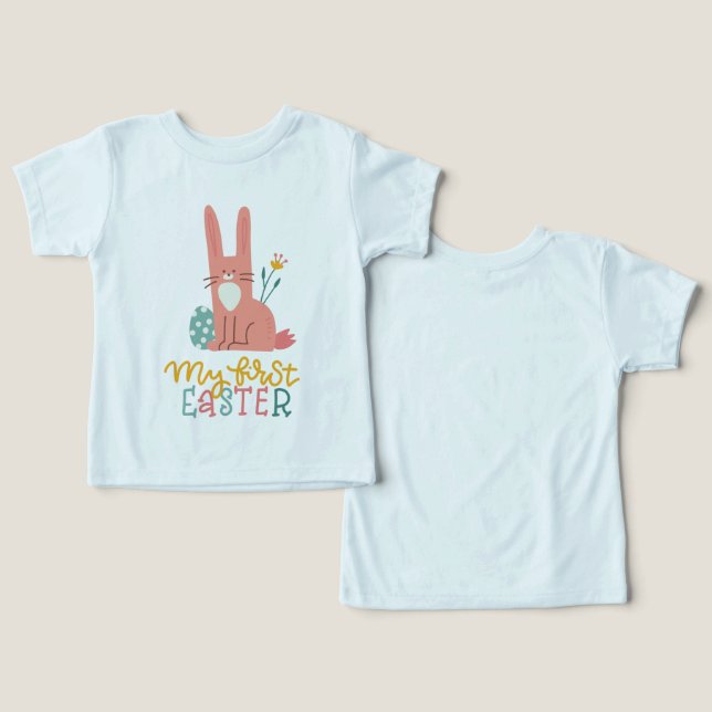 Min första Påsk T Shirt (Design fram och bak)