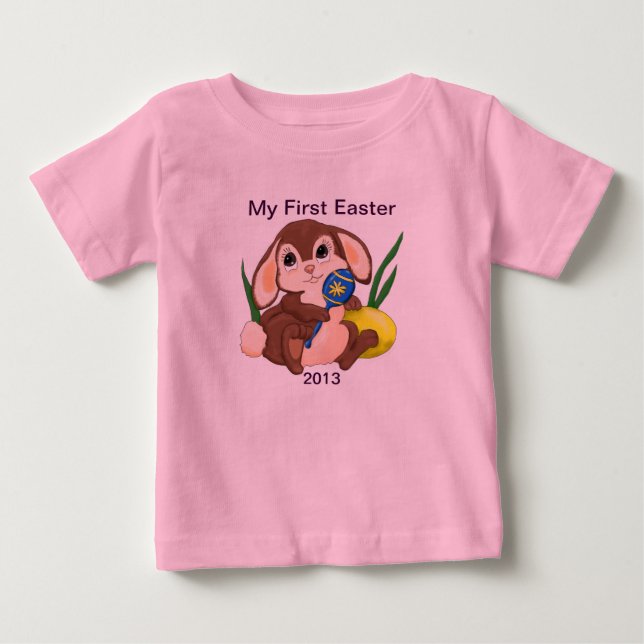 Min första påsk tee shirt (Framsida)