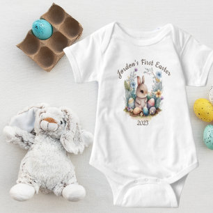 Min första Påskhare Cute Gift Personilzesd Rabbitt T Shirt