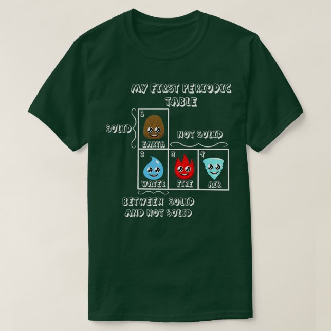 Min första periodiska Bord T Shirt (Design framsida)