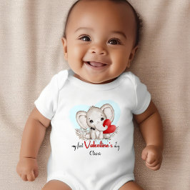 Min första Personlig Valentines day Namn T Shirt