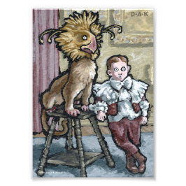 Min första post nummer 2 - Surreal Odd Goth Creatu Fototryck