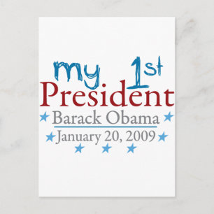 Min första president (Barack Obama) Vykort