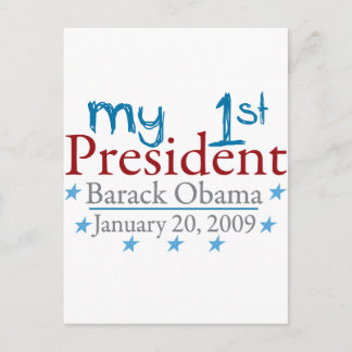 Min första president (Barack Obama) Vykort