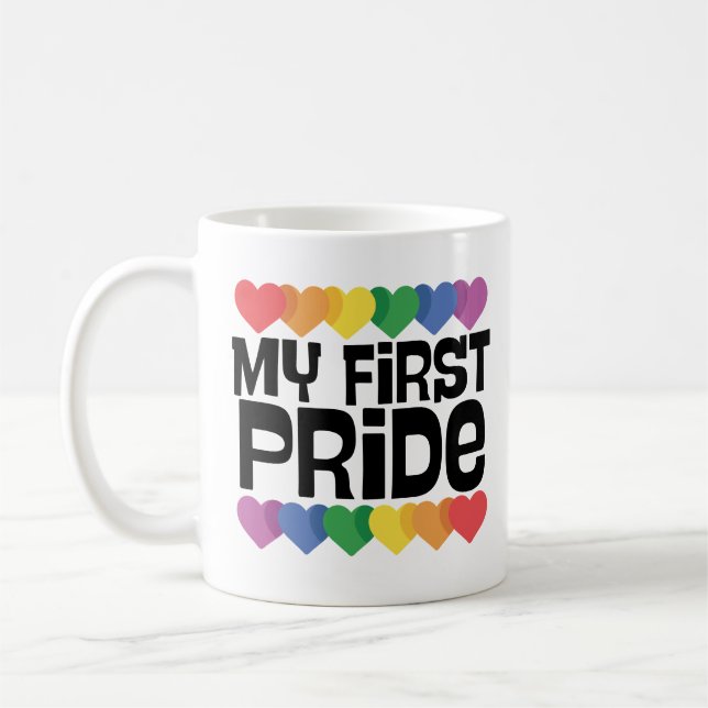 Min första PRIDE Kaffemugg (Vänster)