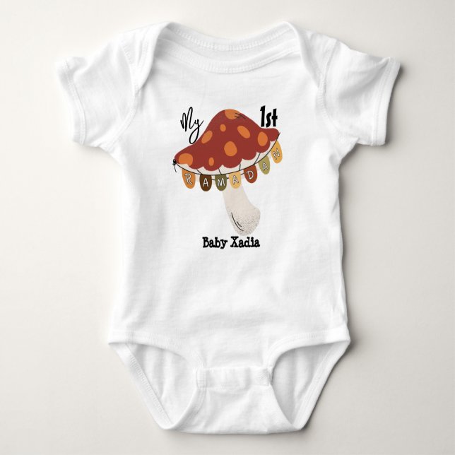 Min första ramadan baby-kroppsdräkt t shirt (Framsida)