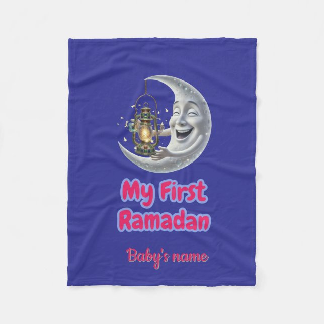Min första RAMADAN Fleecefilt (Framsidan)