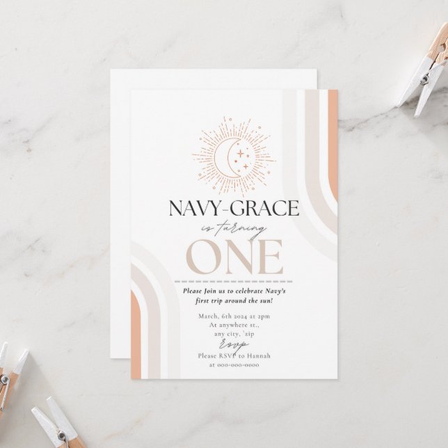 Min första Resa runt Inbjudan i Sol (Fram/Back In Situ)