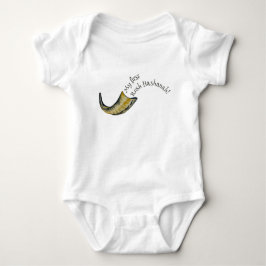 Min första Rosh Hashanah Shofar Baby Bodykostym T Shirt