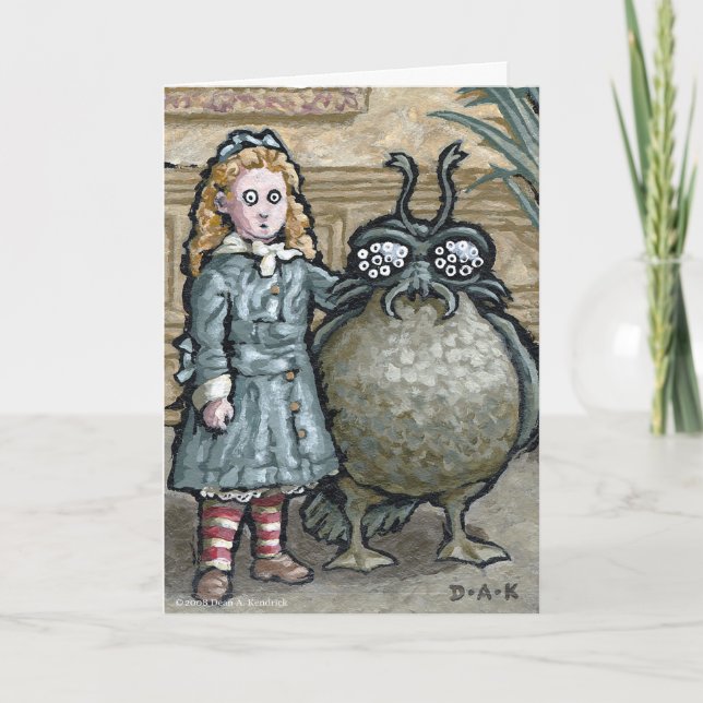 Min första sats nr 5 - Tom inre, Surreal Hälsning Kort (Framsida)