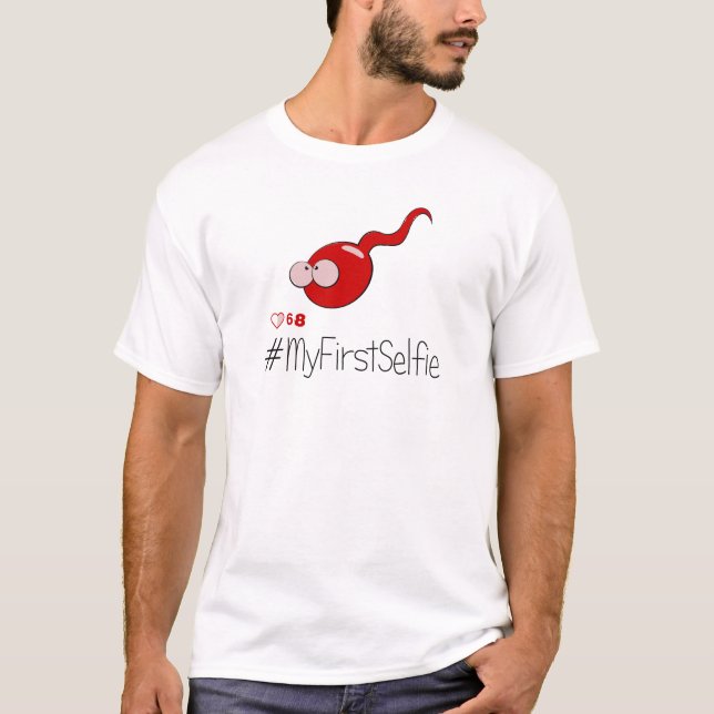 Min första Selfie, min mycket första Selfy T-shirt (Framsida)