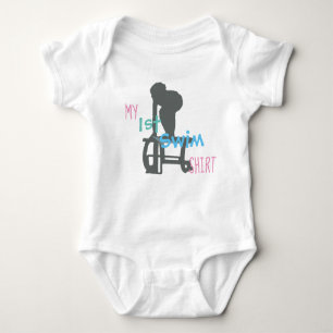 Min första Simma T-Shirt Infant Bodykostym