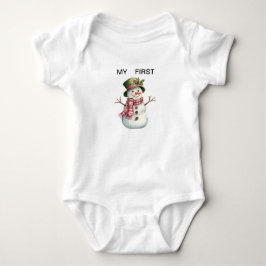 Min första snöman t shirt