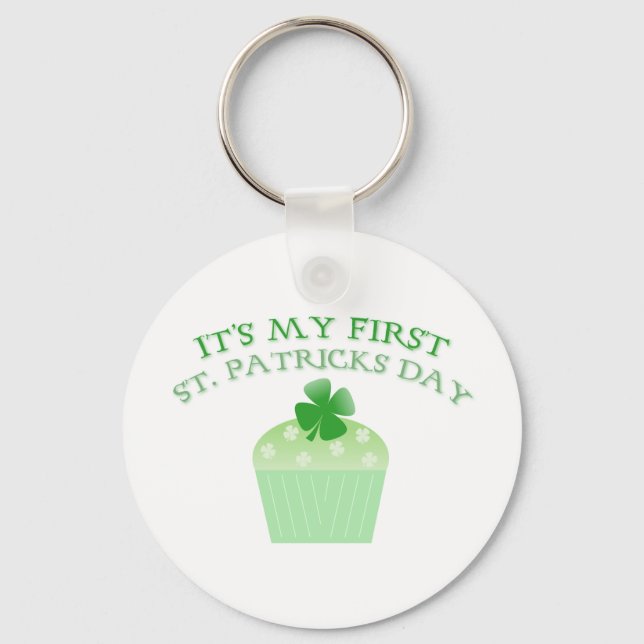 Min första St. Patrick-dag Nyckelring (Framsida)