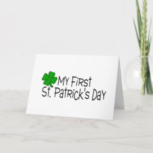 Min första st patricks day kort