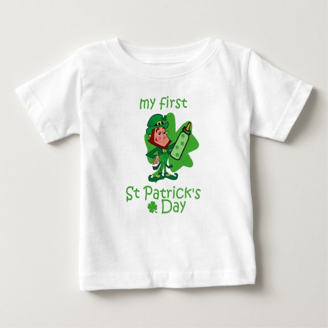 Min första st patrick's day t shirt (Framsida)