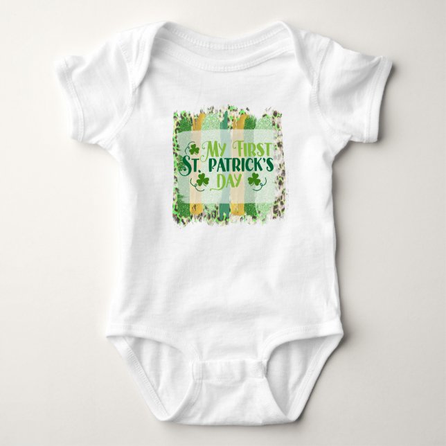 Min första St. Patricks Day  T Shirt (Framsida)
