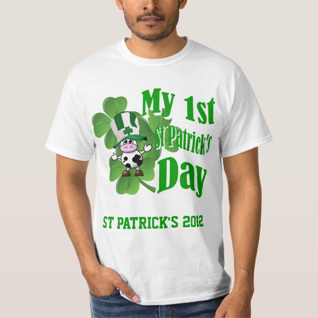 Min första St patrick's day T-shirt (Framsida)