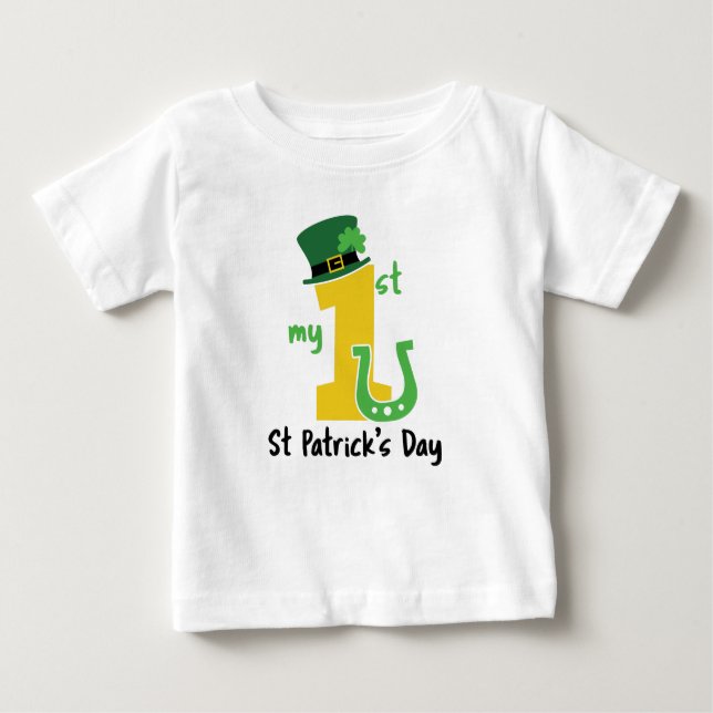 Min första St patricks day T-shirt (Framsida)