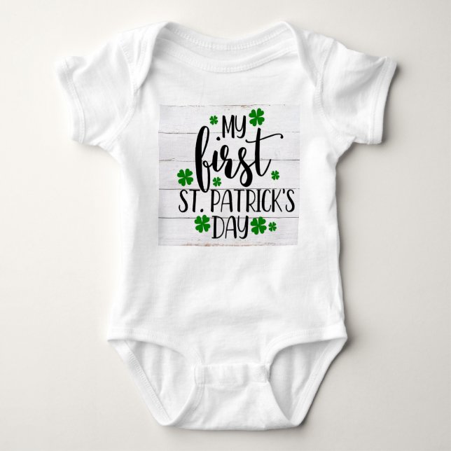 Min första St. Patricks Day T Shirt (Framsida)