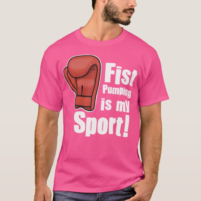 Min första stöt är mina sportboxare t shirt (Framsida)