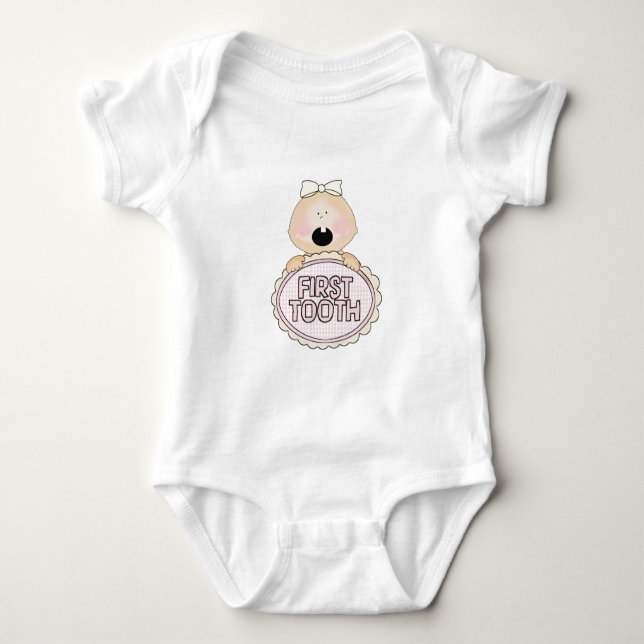 Min första tand tee shirt (Framsida)