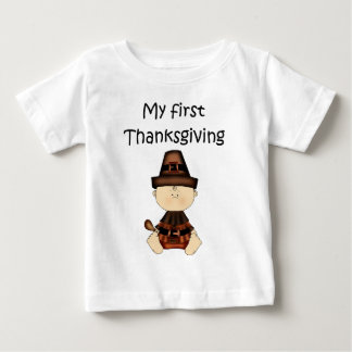 Min första Thanksgiving Boy #3 *Långärmad T-shirt* T-shirt