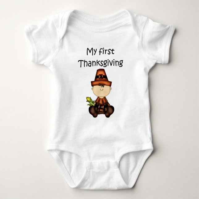 Min första Thanksgiving Girl #3 *Creeper* Tee (Framsida)
