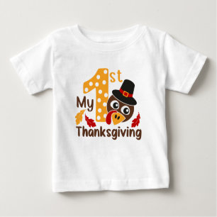 Min första Thanksgiving, Turkiet Boy T Shirt