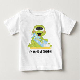 Min första tooth unisex baby t-shirt