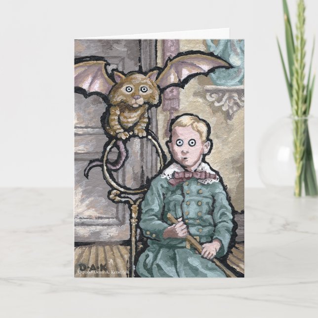 Min första uppsättning nr 8 - Tom inre, Surreal Hä Kort (Framsida)