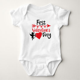 Min första valentinbabydräkt - Cupid T Shirt