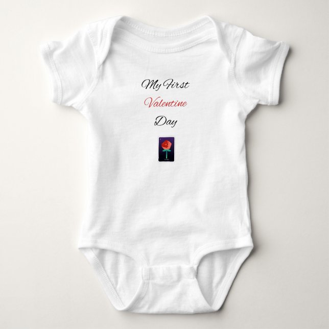 Min första valentindag, Boys valentinskjorta T Shirt (Framsida)