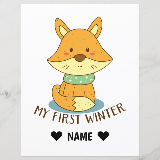 Min första vinter (Framsida)