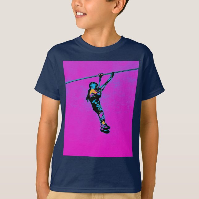 Min första Zipline Ride - Zipling T Shirt (Framsida)