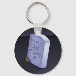 Min fot dödar mig Keychain Nyckelring
