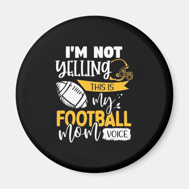 Min fotbollsmammas röst magnet (Framsidan)