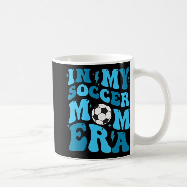 Min fotbollsspelare Mamma Era Retro Ocer Mamma Lif Kaffemugg (Höger)