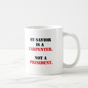 Min frälsare är en snickare kaffemugg