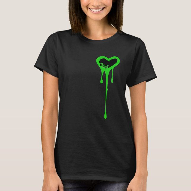 Min främmande hjärta tee shirt (Framsida)