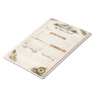 Min Framstegsjournal Utskrivbar | Daglig Reflektio Anteckningsblock