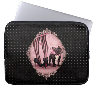 Min franska bulldogg laptop fodral